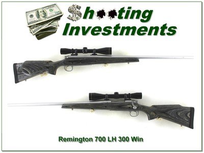 Remington 700 LN Laminated Stainless 300 Win Mag with Leupold