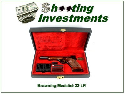 Browning Medalist 22 Auto 1968 Belgium in case!