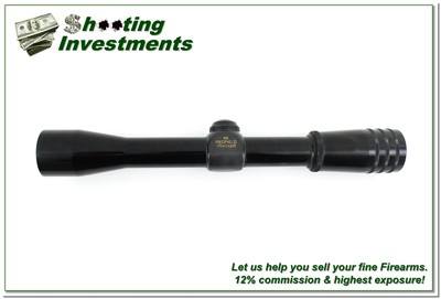 Vintage Redfield 4x Tracker Gloss Rifle Scope Duplex