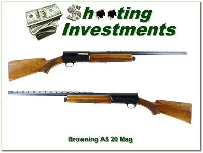 Browning A5 20 Magnum 67 First Year Belgum Exc Cond!