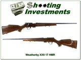 Weatherby XXII German made by Anschutz bolt action 17 HMR UNFIRED - 1 of 4