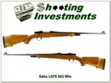 Sako L579 Forester Deluxe 243 Win XX Wood Bofors Collector!