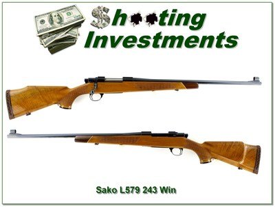 Sako L579 Forester Deluxe 243 Win XX Wood Bofors Collector!