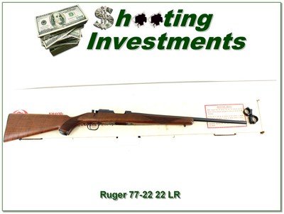 Ruger 77 22 22 LR 1984 First Year NIB!!!