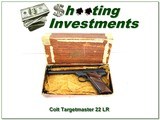 Colt Targetsman 1959 made 22 LR collector unfired in box! - 1 of 4