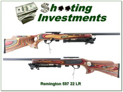 Remington 597 Targert 22 LR RARE factory carbon barrel by Volquartson custom