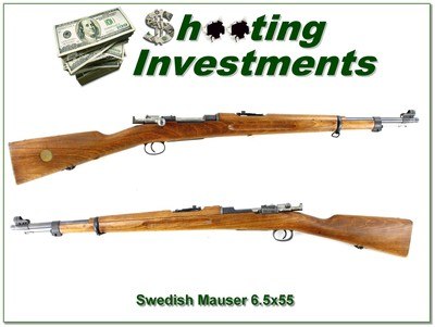 1896 Swedish Mauser in 6.5x55Exc Cond