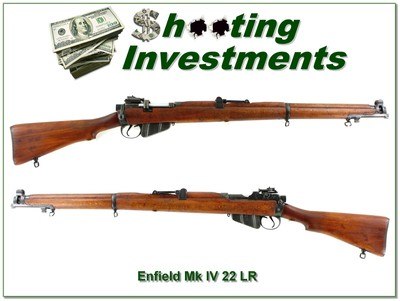 1915 Enfield No.1 MK IV 22 Training rifle Exc Cond