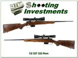 CZ 527 in hard to find 222 Rem Set Triger 4.5-14 compact Burris - 1 of 4