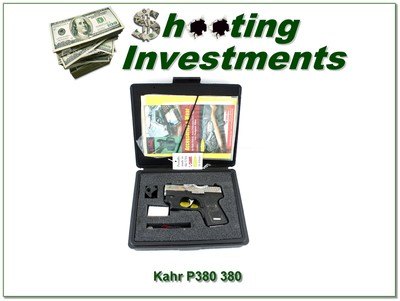 Kahr P380 Black Rose Edition 380 with laser grip adaptor