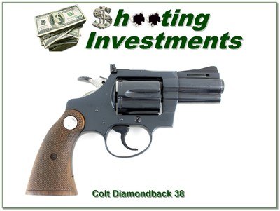 Colt Diamondback 2.5in blued looks unfired!
