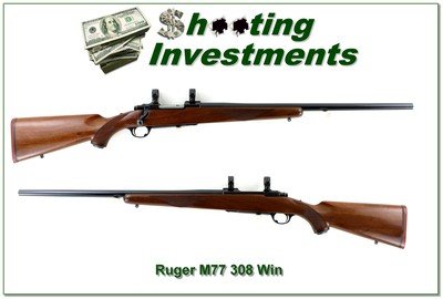 Ruger M77 Varmint 308 Win Tang Safety Red Pad!