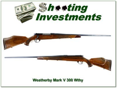 Weatherby Mark V Deluxe 300 Wthy 26in German made!