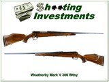 Weatherby Mark V Deluxe 300 Wthy 26in German made!