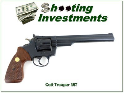 Colt Trooper II 22 LR 8in blued collector!