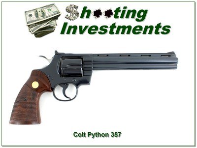 1981 made Colt Python 8in blued collector!