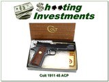 Colt Gold Cup National Match Mark IV Series 70 1911 45 ACP 5” w Box