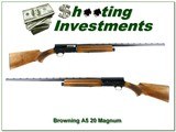 Browning A5 75 Belgium 20 Magnum in new condition