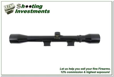 Vintage early Weatherby XXII 4X 22 Rimfire rifle scope Exc Cond!