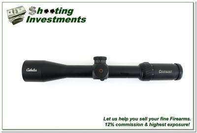 Cabela's Covenant 4-16 x 44mm 30mm tube Tactical Rifle Scope w/ Ballistic crosshair