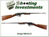 Savage Model 1909 22 LR made in 1912