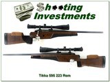 Tikka M595 made by Sako in 223 Rem as new with 6-24 Elite scope