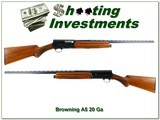 Browning A5 1960 Belgium A5 20 Ga like new - 1 of 4