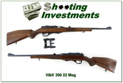 H&K 300 German 22 Mag 19w 1and 30mm Ring Sets