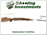 Weatherby Mark V Varmintmaster 26in 22-250 Rem as new in box! - 1 of 4
