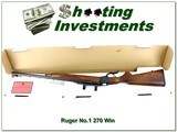 Ruger No.1 B 270 Win ANIB extra nice wood - 1 of 4