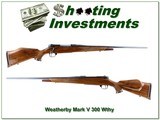 Weatherby Mark V Deluxe 300 Wthy in new condition! - 1 of 4