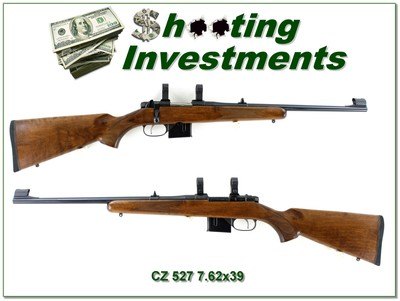 CZ 527M Carbine 7.62x39 Rifle 18.5”