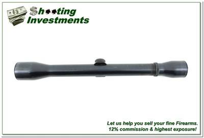 Vintage Weaver 6 Power K6 early GLOSS USA made steel scope!