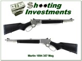 Marlin 1894 Stainless Trapper 357 Mag Original model with black stock
