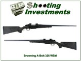 Browning A Bolt II Stalker 25 WSSM 24” HB Rifle