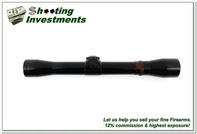 Vintage very early Leupold M7 4X Target Dot gloss scope