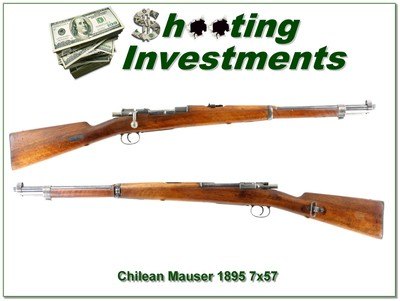 1895 Chilean Mauser 22” 7x57 (7mm Mauser) 1898 Rifle