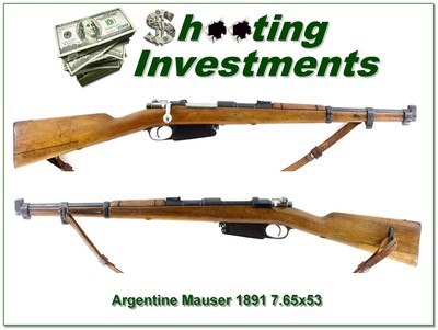 1891 Argentine Mauser Engineer’s Carbine 7.65x53 18” Rifle 1895