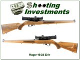Ruger 10/22 Mannlicher 18” Rifle 22 LR w Simmons Scope - 1 of 4