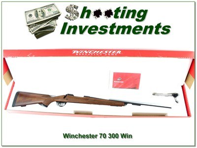 Winchester Model 70 Featherweight DLX 300 Win Mag 24” LNIB