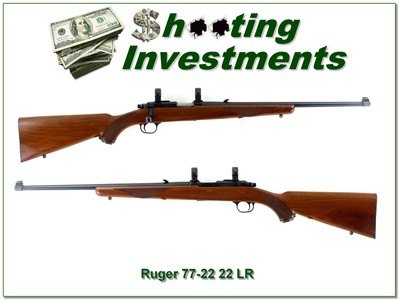 Ruger Model 77/22 22 LR Rifle 20” 1987