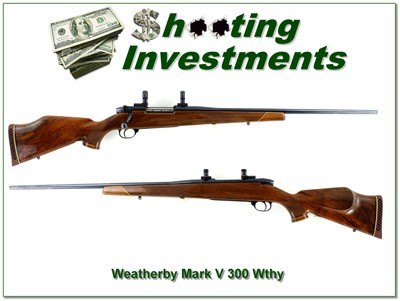 Weatherby Mark V Deluxe 300 Wby Mag 24” Extra Nice Wood