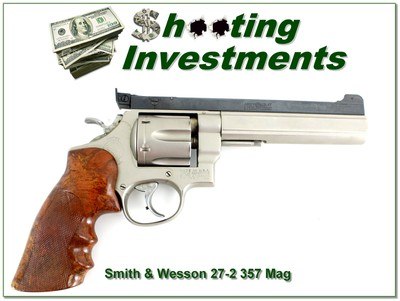 Smith & Wesson Model 27-2 Trapper Gun Custom 357 Mag 6” Revolver Stainless