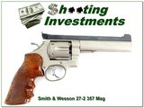 Smith & Wesson Model 27-2 Trapper Gun Custom 357 Mag 6” Revolver Stainless - 1 of 4
