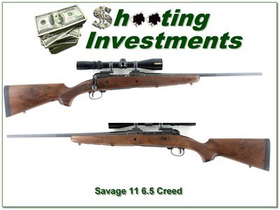 Savage Model 11 6.5 Creedmoor Rifle 20.25” w Redfield Illuminator Scope