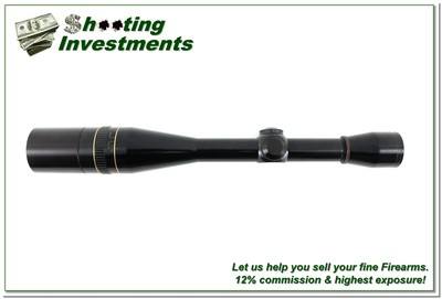 Leupold 12X w/AO GLOSS Target scope with sunshield