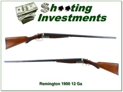 Remington 1900 12 Ga SXS Shotgun 32” Full