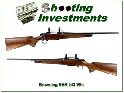 Browning Model BBR 243 Win Rare 22” Rifle