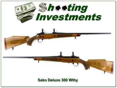 Sako AV Deluxe 300 Wby Mag Rare Like New 24.5” Rifle
