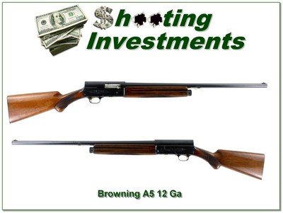 Browning A5 Light Twelve 12 GA 53 Belgium 28” Mod 3 digit serial number